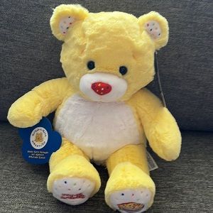 Build-A-Bear Celebration Happy Birthday Bear NWT and Bear House Carrier